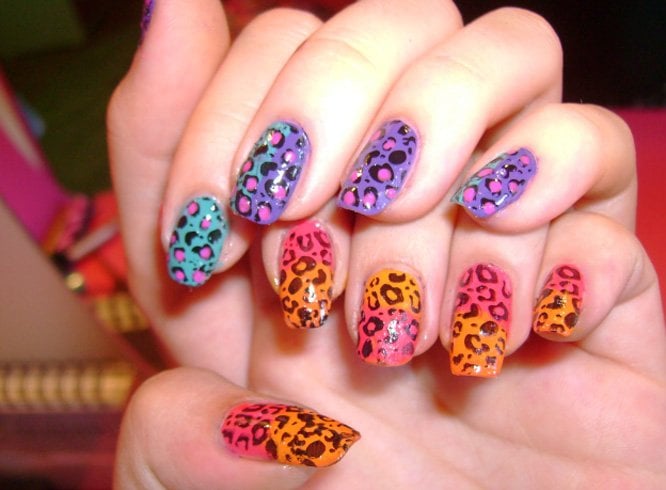 Natural cheetah colors