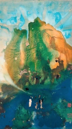 Painting by Zhang Daqian