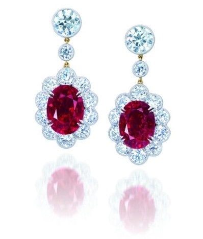 Ruby Drop Earrings