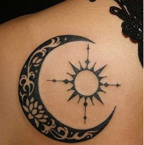 13100 Moon Tattoos Illustrations RoyaltyFree Vector Graphics  Clip Art   iStock