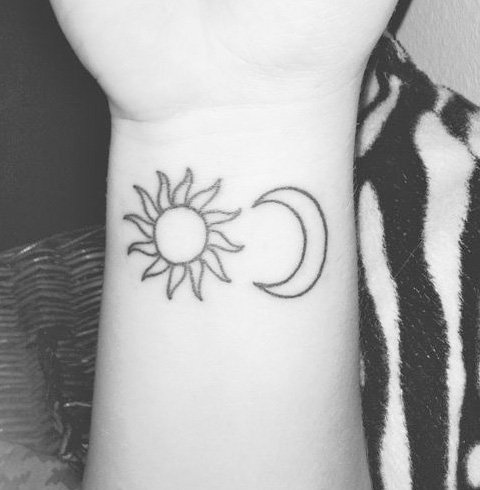 Sun and moon tattoo meanings