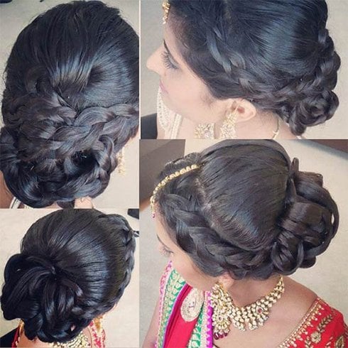 60+ Traditionelle indische Brautfrisuren für Ihre Hochzeit  