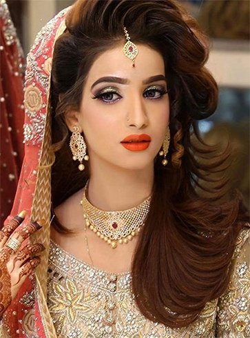 75 Indian Wedding Hairstyles for Medium Hair - Buy lehenga 