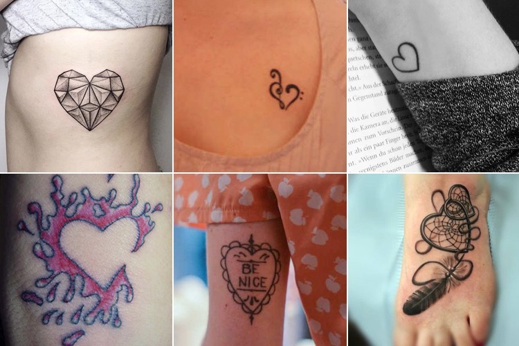 Unique Cute Simple Heart Tattoo Designs For Girls  Amazing Girly Heart  Tattoo Design For Women  YouTube