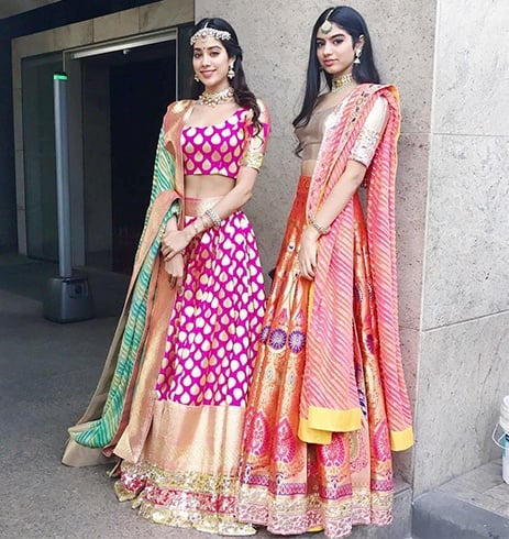 Jhanvi Kapoor and Khushi Kapoor