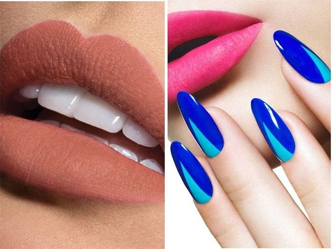 Lipsticks With Royal Blue Dress