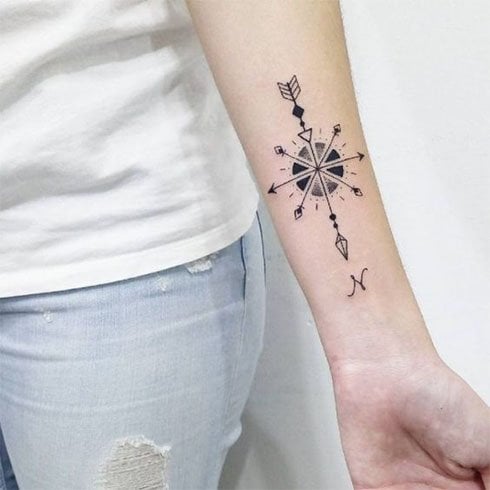 50 süße Arm Tattoo Designs für Frauen  