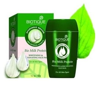 Biotique Bio Milk Protein Whitening and Rejuvenating Face Pack