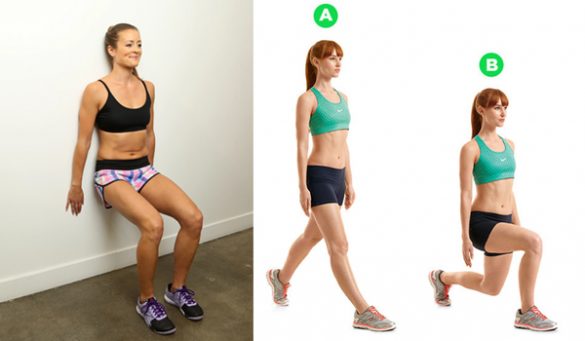Body weight exercises for women