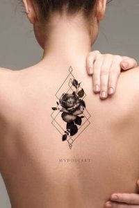 Diamond-Shape Design Tattoo
