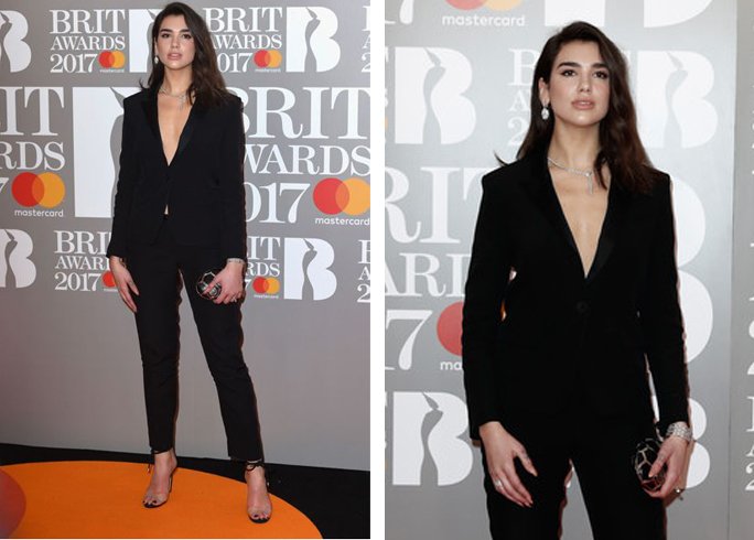 Dua Lipa for red carpet