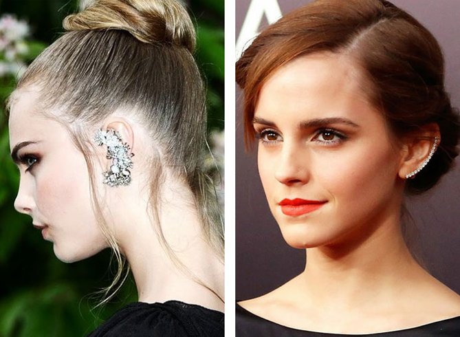 Ear Cuffs Trend with Bun I Do