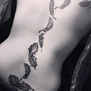 Feather Spine Tattoo