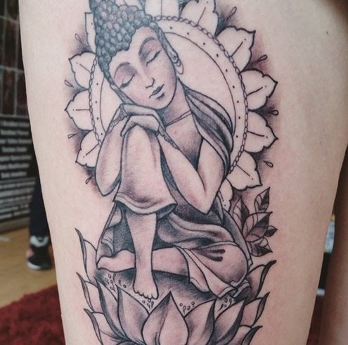 Meditating Buddha Tattoos