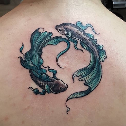 Pisces Symbol Tattoo