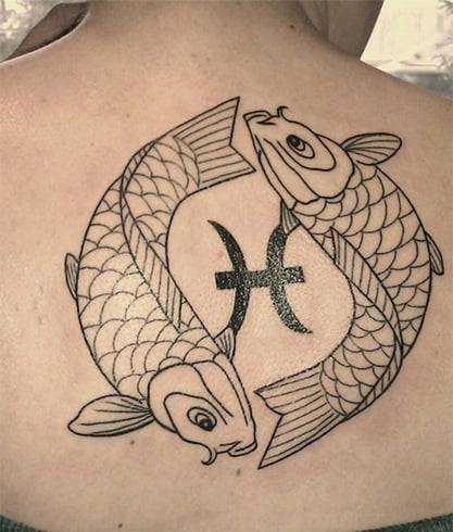 Pisces Tribal Tattoo