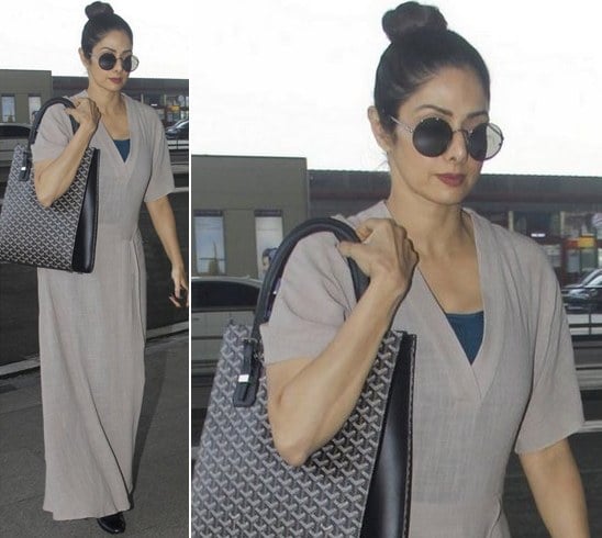 Sridevi Airport Style