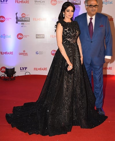 Sridevi at Filmfare Awards