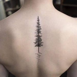 Tree Spine Tattoo