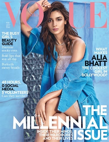 Alia Bhatt on Vogue