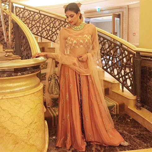 Athiya Shetty in Payal Singhal