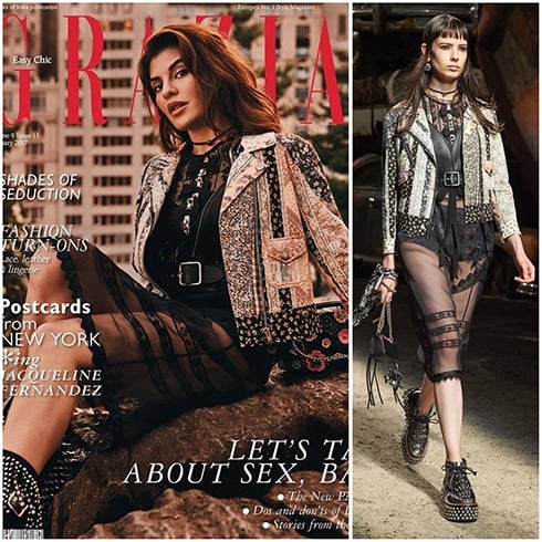 Jacqueline Fernandez on Grazia