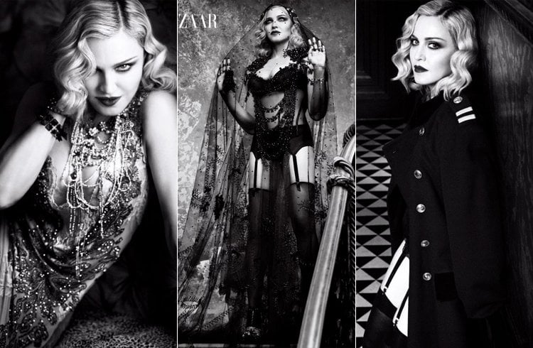 Madonna for Harper Bazaar