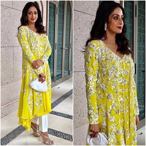 Sridevi Manish Malhotra Outfit