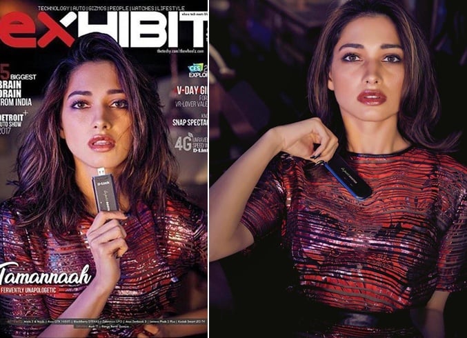 Tamannaah Bhatia On Exhibit Magazine