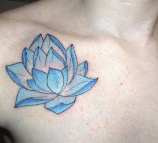 Blue lotus tattoos