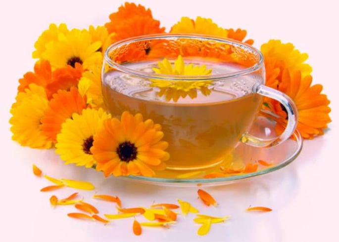 Calendula tea