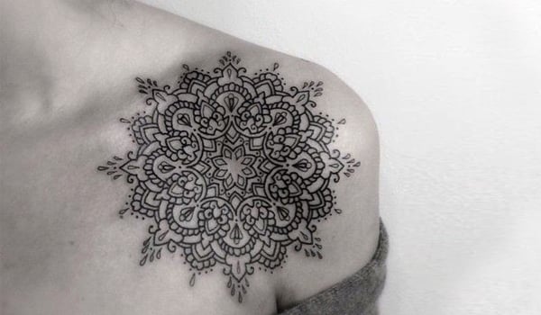 Man with Chakra tattoo on his back high definition body perfec   Arthubai