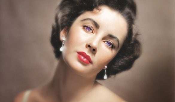 Elizabeth Taylor's Purple Eyes
