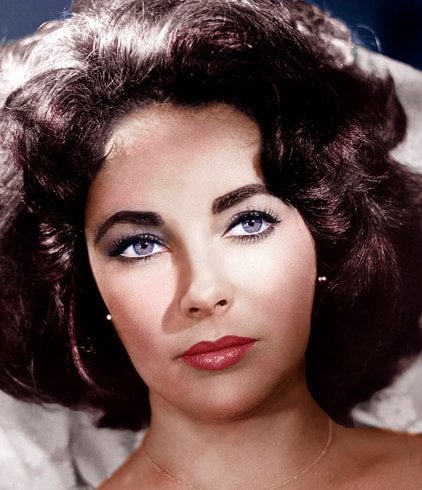 Resultado de imagen de elizabeth taylor make up