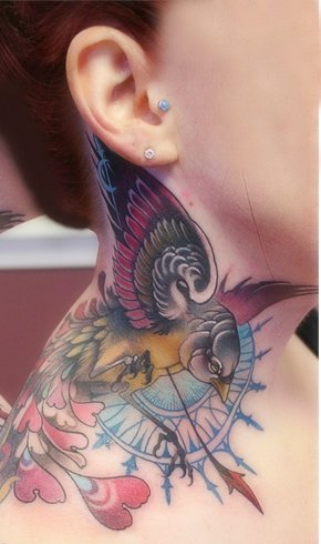 Neck Tattoo Designs: Helle Ideen für ein einzigartiges Tattoo!  