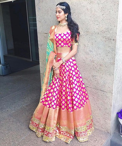 Jhanvi Kapoor Lehenga Styles