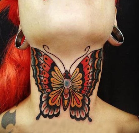 Neck Tattoo Designs: Helle Ideen für ein einzigartiges Tattoo!  