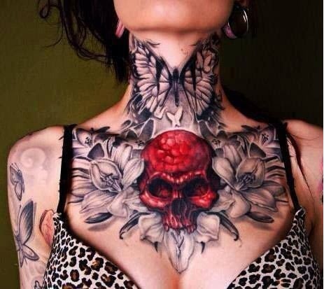 Neck Tattoo Designs: Helle Ideen für ein einzigartiges Tattoo!  