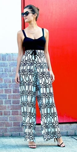 Palazzo Pants with City Brunch Look