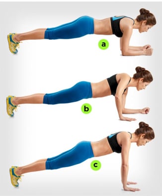 Planks for waist