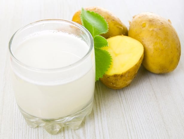 Potato Juice for upper lip hair remove