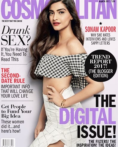 Sonam Kapoor On Cosmopolitan