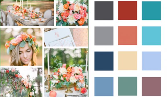 Wedding colors for bridal