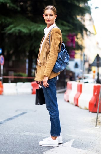 White Sneakers With Jeans