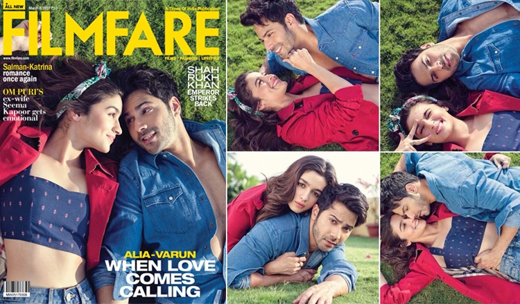 Alia Bhatt and Varun Dhawan on Filmfare