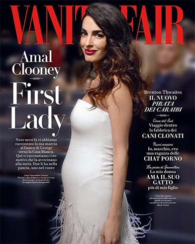 Amal Clooney for Vanity Fair Italy