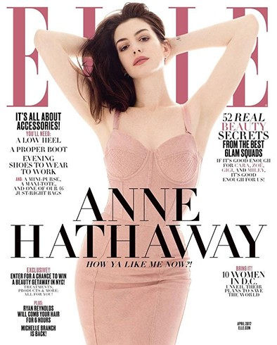 Anne Hathaway for Elle US