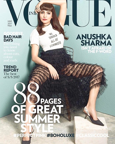 Anushka Sharma on Vogue