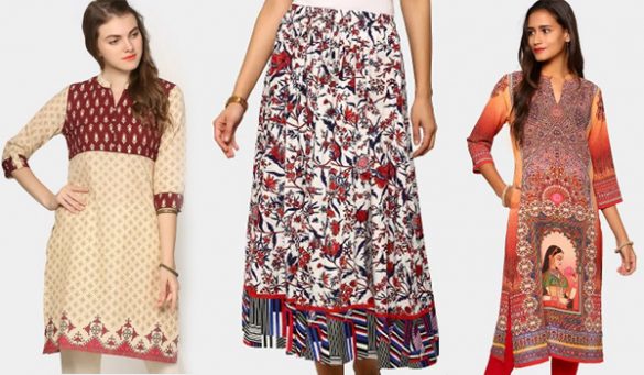 Best Designer Kurtis and Long Skirts