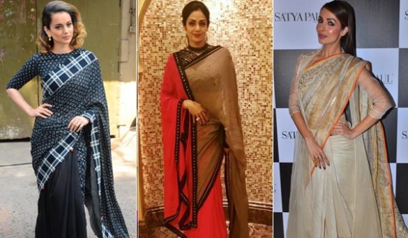 Celebrity Sari Style
